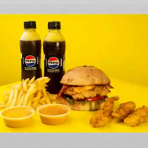 Combo piriburger agrandado