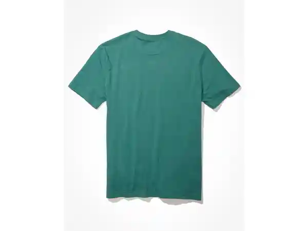 American Eagle Camiseta Gráfica Verde Talla X-Small