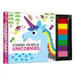 Libro Actividad Con Huella Unicornios - Mammoth