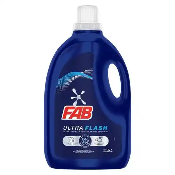 Fab Detergente Líquido Ultra Flash