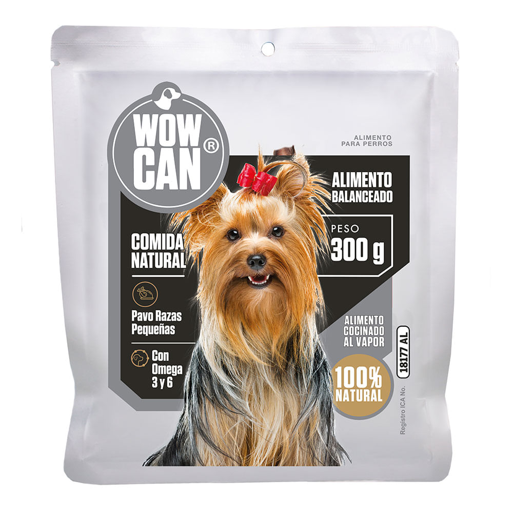Alimento Húmedo para Perros WOW CAN Pavo 300 g