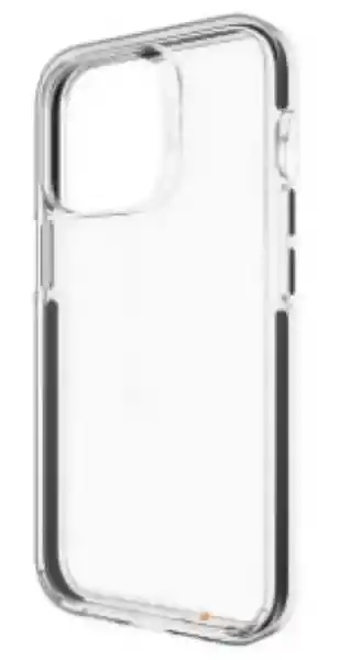 Gear4 Case Santa Cruz Para iPhone 13 Transparente Borde Negro