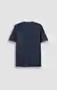 Camiseta Polo Hombre Azul Talla L 802G083_AZU193923 Americanino