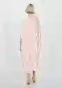 Vestido Nube-A Rosa Talla M Mujer Mango