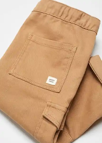 Pantalón Flores Niños Tabaco Talla 70 Mango