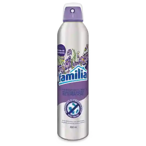 Eliminador De Olores Y Desinfectante De Superficie Familia Baño Lavanda X 300 Ml