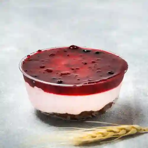 Flan de Frutos Rojos