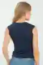 Top Zipline Color Azul Oscuro Talla M Ragged