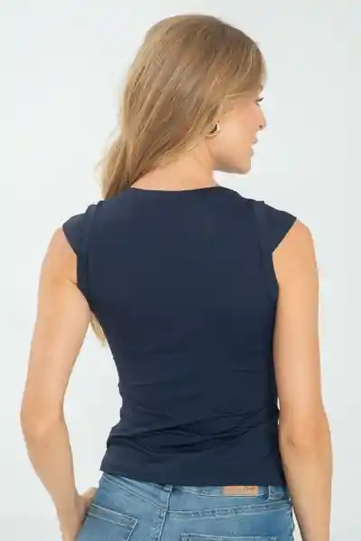 Top Zipline Color Azul Oscuro Talla M Ragged