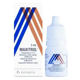 Maxitrol Solución Oftálmica (0.1 % / 3.500 UI / 6.000 UI)