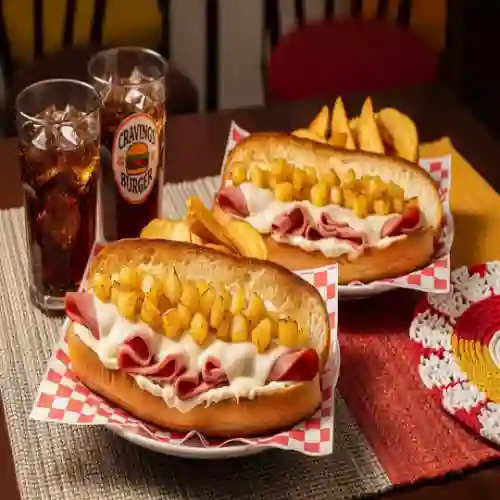 Sándwich Hawaiano Doble