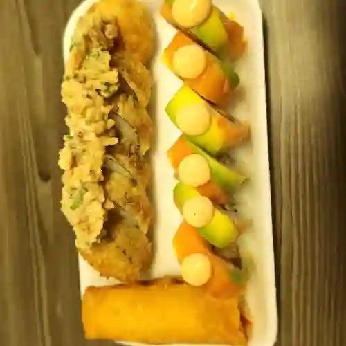 Promocion Sushi 2 Sabores + Spring Roll