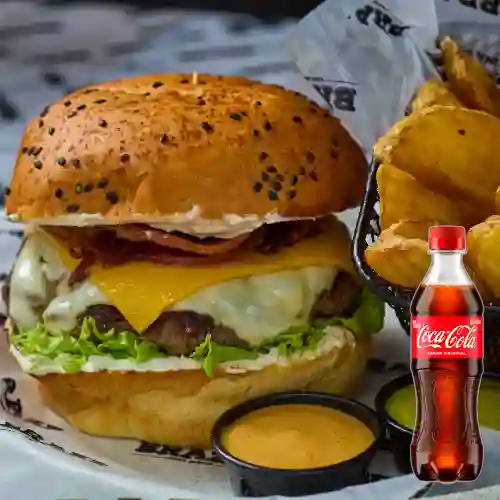 Combo S91 + Papas + Coca Cola Original 400 ml