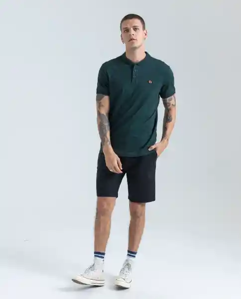 Camiseta Hombre Verde Talla M 800D005 Americanino