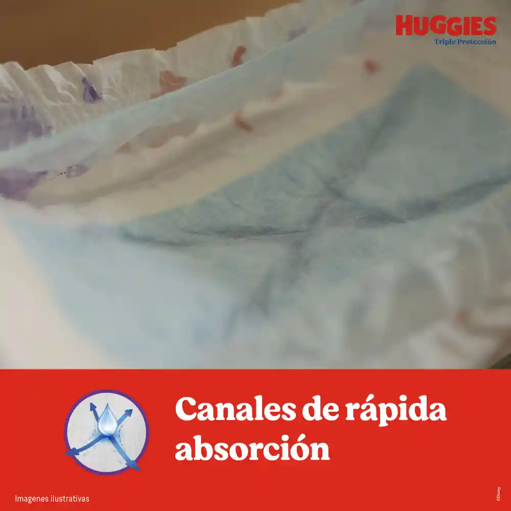 Pañal Huggies Triple Protección 4/XG 25 Und