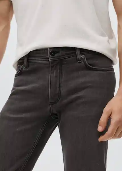 Pantalón Jean Jan Tejano Gris Talla 50 Hombre Mango