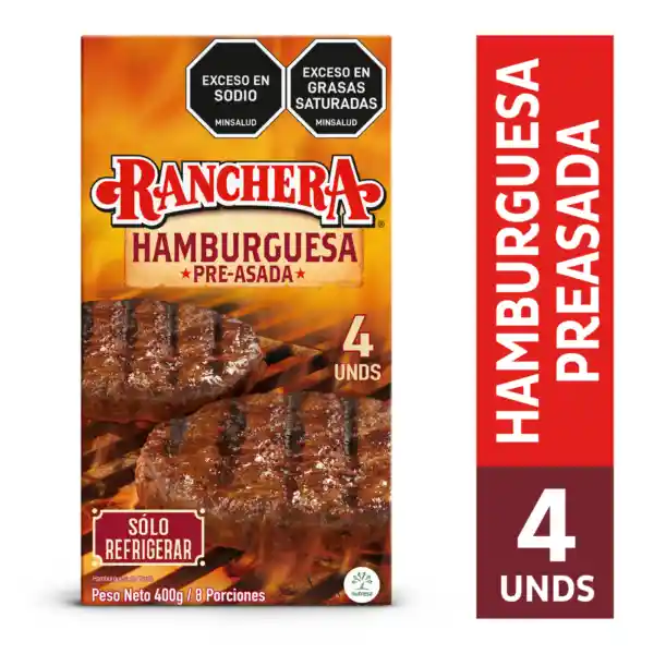 Ranchera Carne Preasada para Hamburguesa