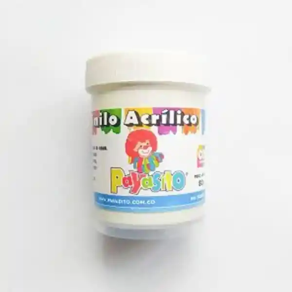 Payasito Vinilo Acrílico Blanca 80 g