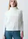 Tejido Mujer Crudo Marfil Claro Talla S 083G055 Naf Naf