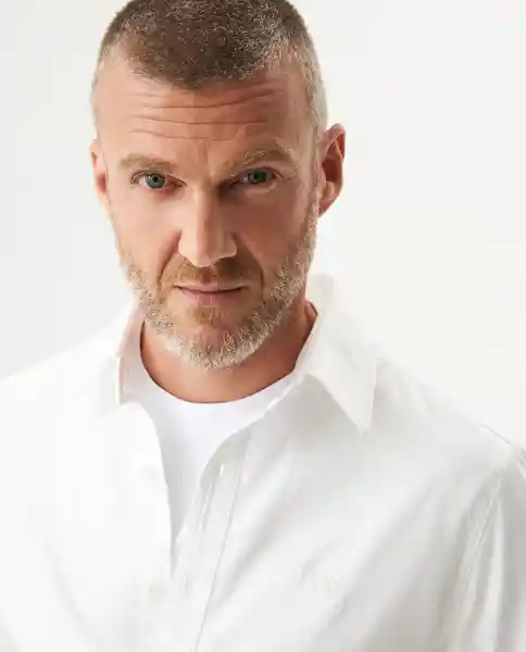 Camisa Dyed Twill Crudo Pristino Claro Talla M Chevignon