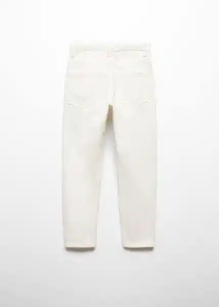 Jean Dad Blanco Talla 12 Niños Mango