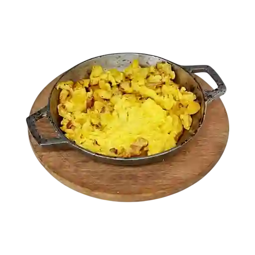 Huevos Revueltos con Mazorca y Tocineta