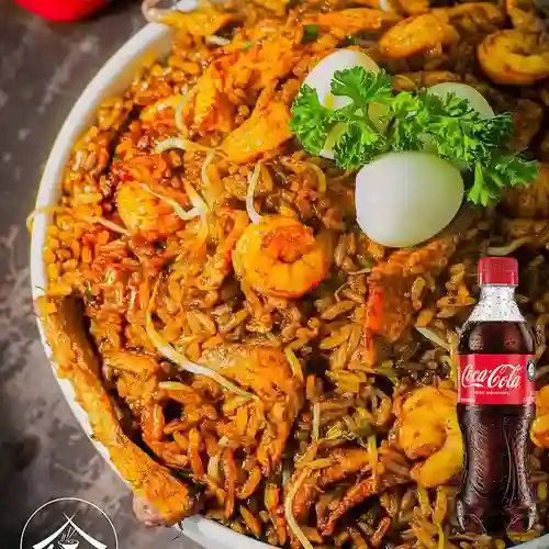 Combo Arroz Chino + Coca Cola Original 400 ml