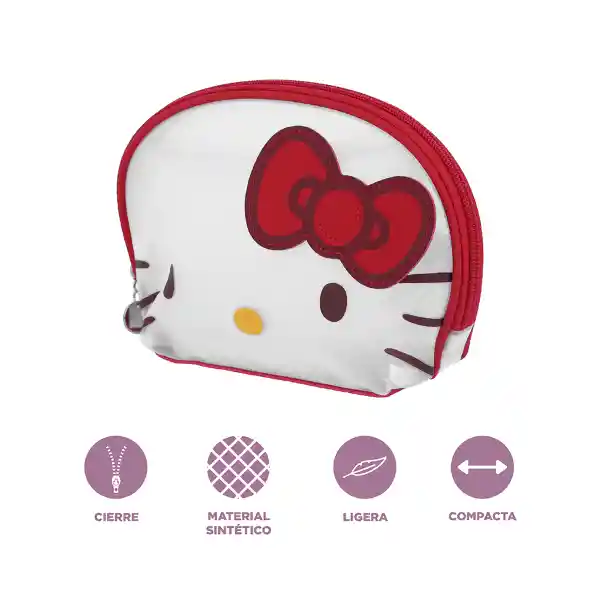 Bolsa Maquillaje Malla Circular Cinnamoroll Serie Sanrio Miniso