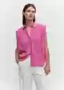 Camisa Morgana Rosa Talla M Mujer Mango