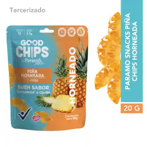 Paramo Snacks Piña Chips horneada 20gr