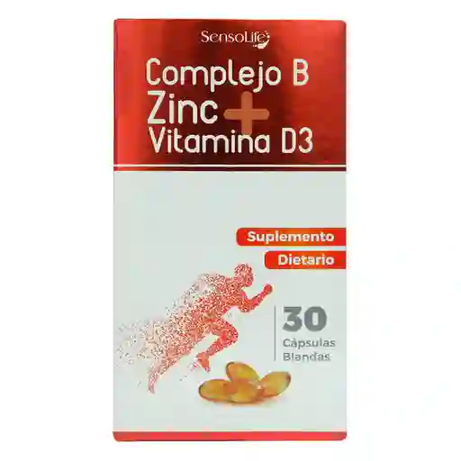 Sensilife Suplemento Dietario Complejo B Zinc + Vitamina D3