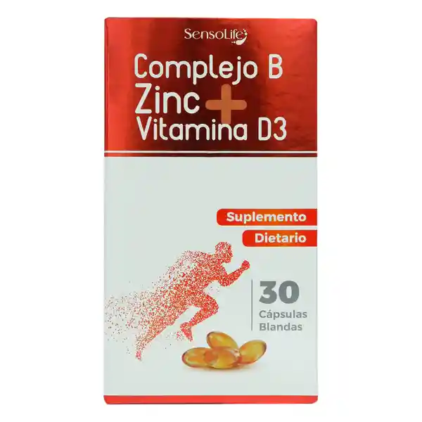 Sensilife Suplemento Dietario Complejo B Zinc + Vitamina D3