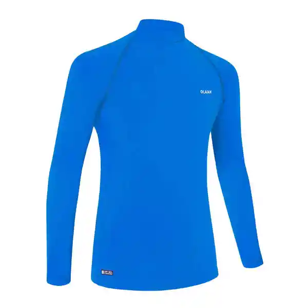 Olaian Top Solar Anti-Uv Manga Larga Niños Azul Talla 14A