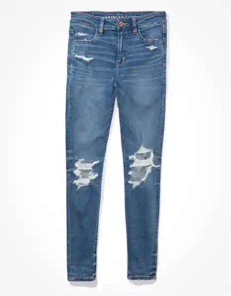 Jean Short High-Rise Jegging Mujer Azul Talla 10 American Eagle