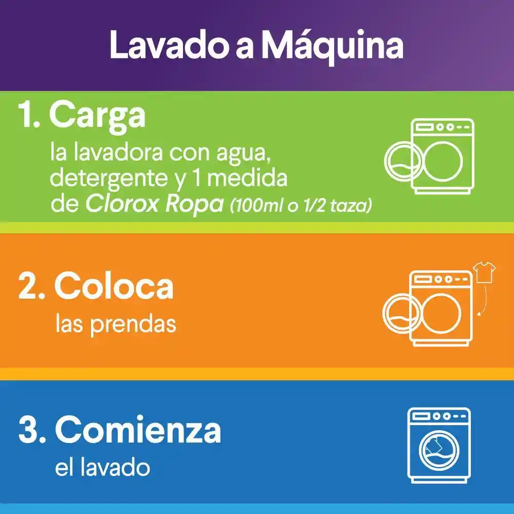Quitamanchas Sin Cloro Clorox Ropa 4 en 1 ropa color 375 ml