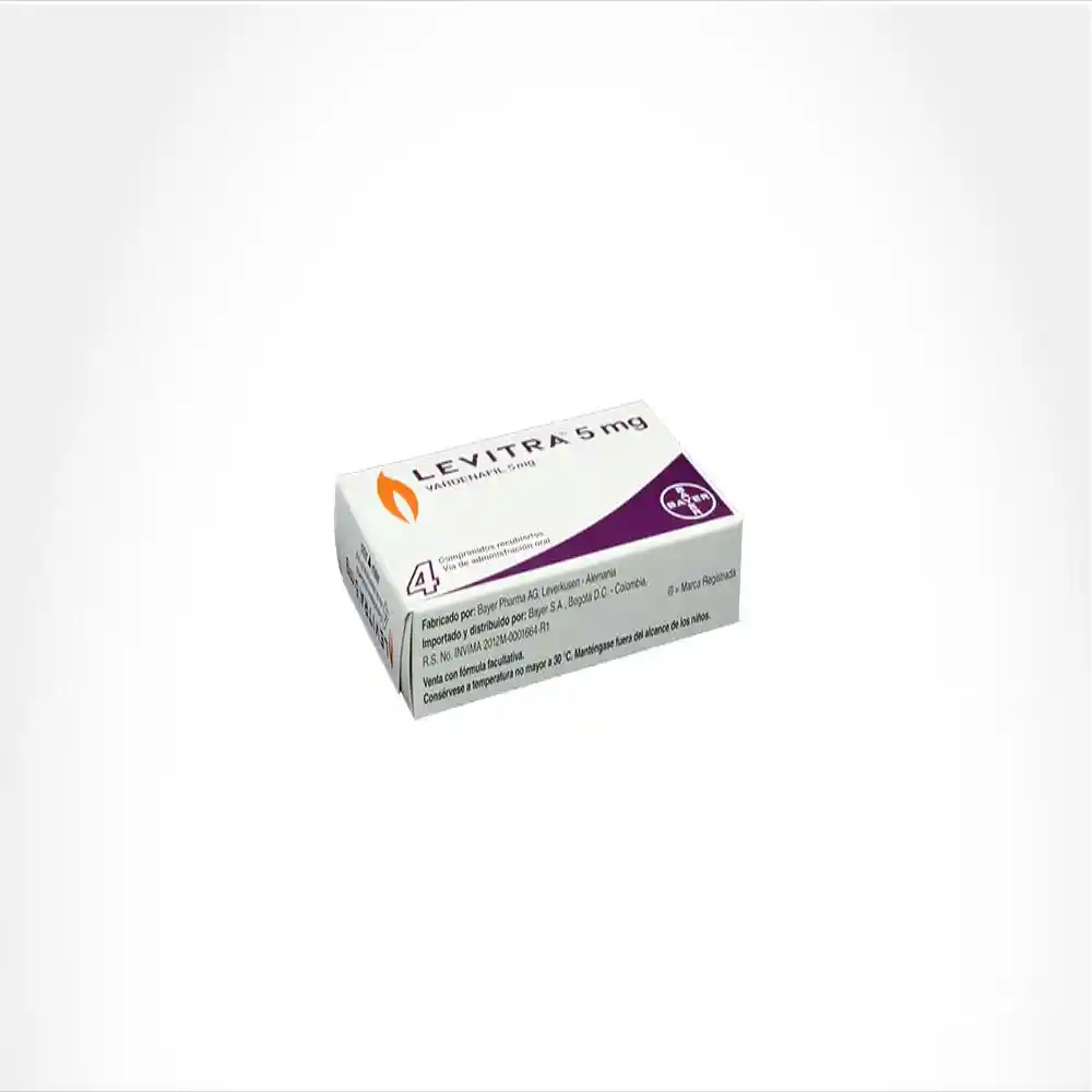 Levitra Bayer 5 Mg 4 Tabletas