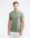 Camiseta Masculino Verde Miliciano Oscuro T XXL Chevignon