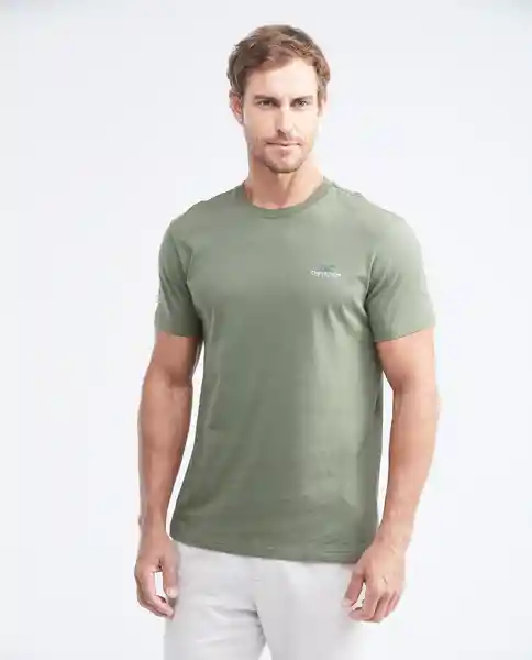 Camiseta Masculino Verde Miliciano Oscuro T XXL Chevignon