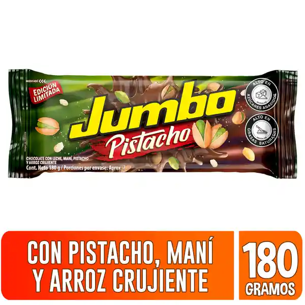 Jumbo Chocolate con Leche Pistacho