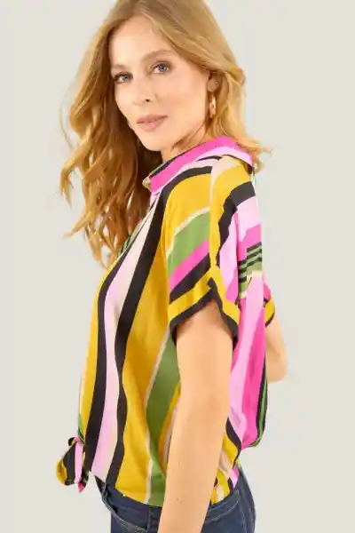 Camisa Malawi Color Fucsia Talla M Ragged