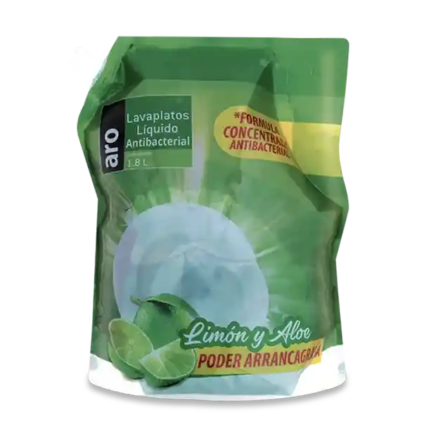 Aro Lavaloza Liquido Limón y Aloe