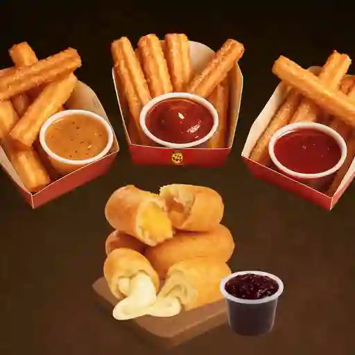 Paga 3 bocaditos lleva 1 palitos mixtos