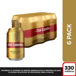 Club Colombia Cerveza Dorada en Lata