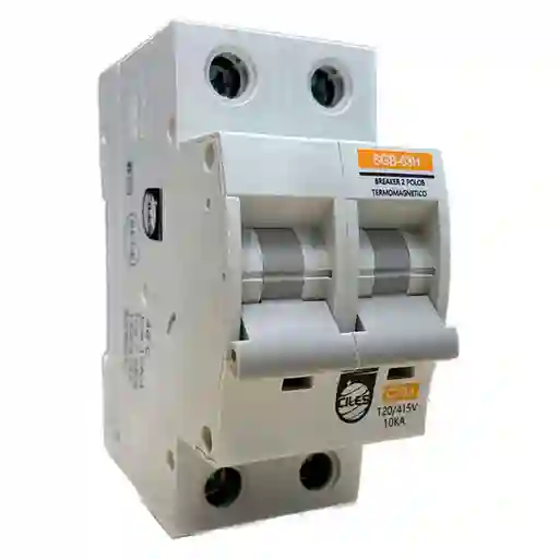 Ciles Interruptor Breaker Riel 2 Polos PT349370M1