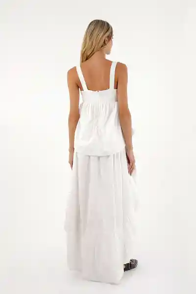 Vestido Largo Luvana Blanco Talla 00 XS