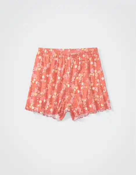 Short de Pijama Aerie Naranja Talla X-Small American Eagle