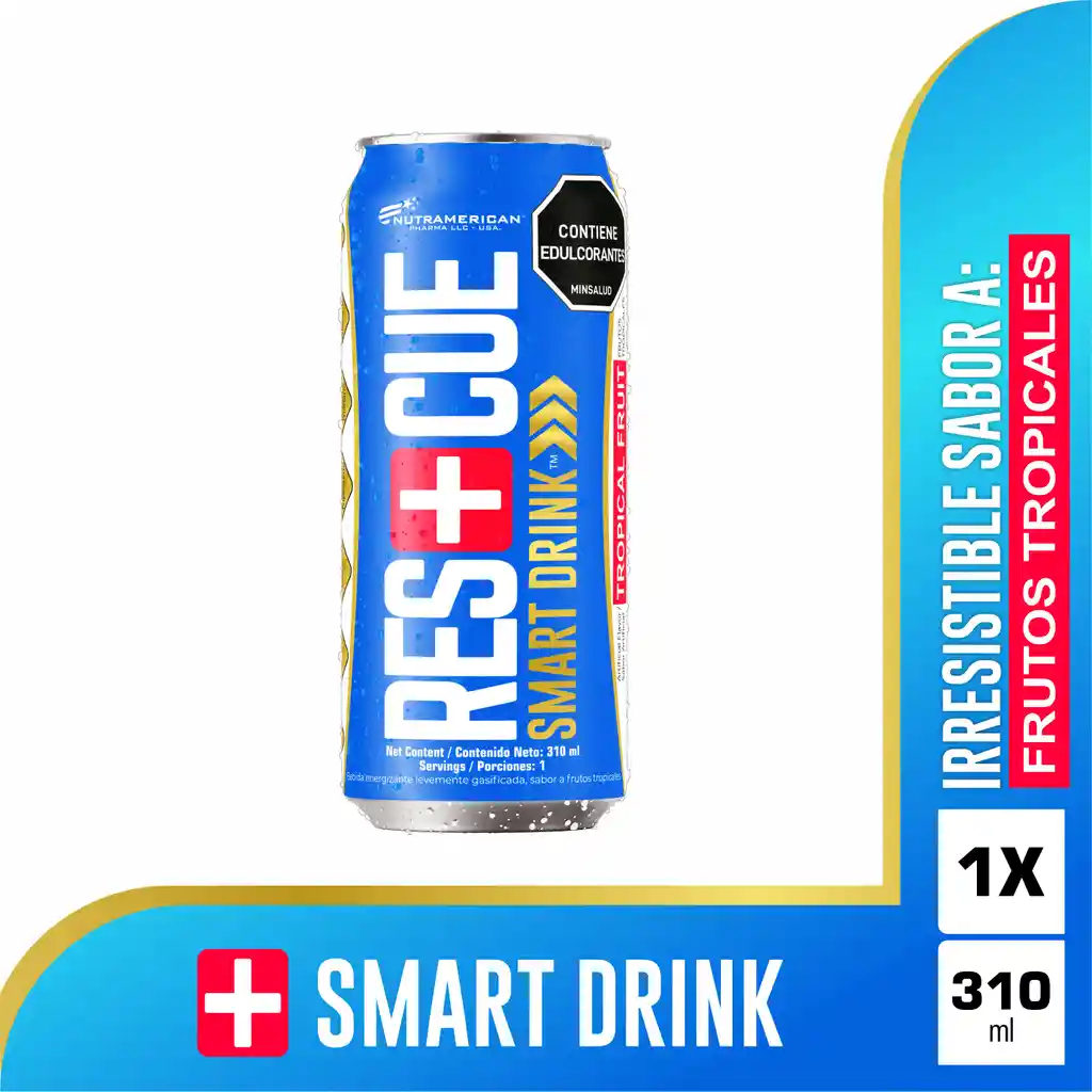 Rescue Bebida Rehidratante Tropical Fruit