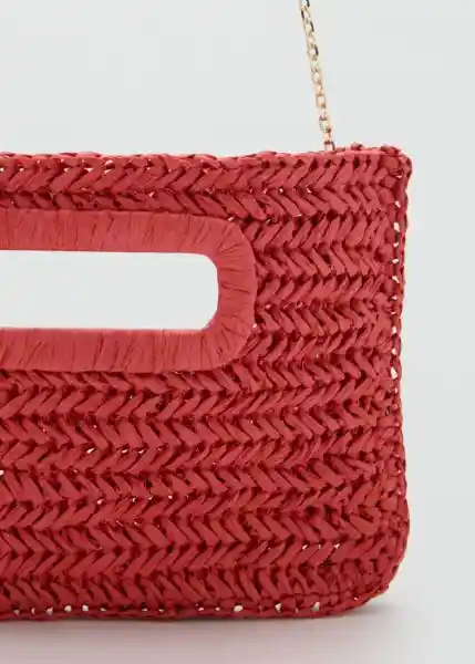 Bolso P Holbox Rojo Talla 99 Mujer Mango