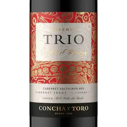 Trio Vino Reserva Merlot Carménère - Cabernet Sauvignon