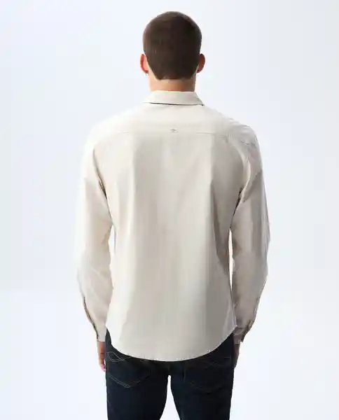 Camisa Hombre Gris Talla L 811G504_GRI134108 Americanino